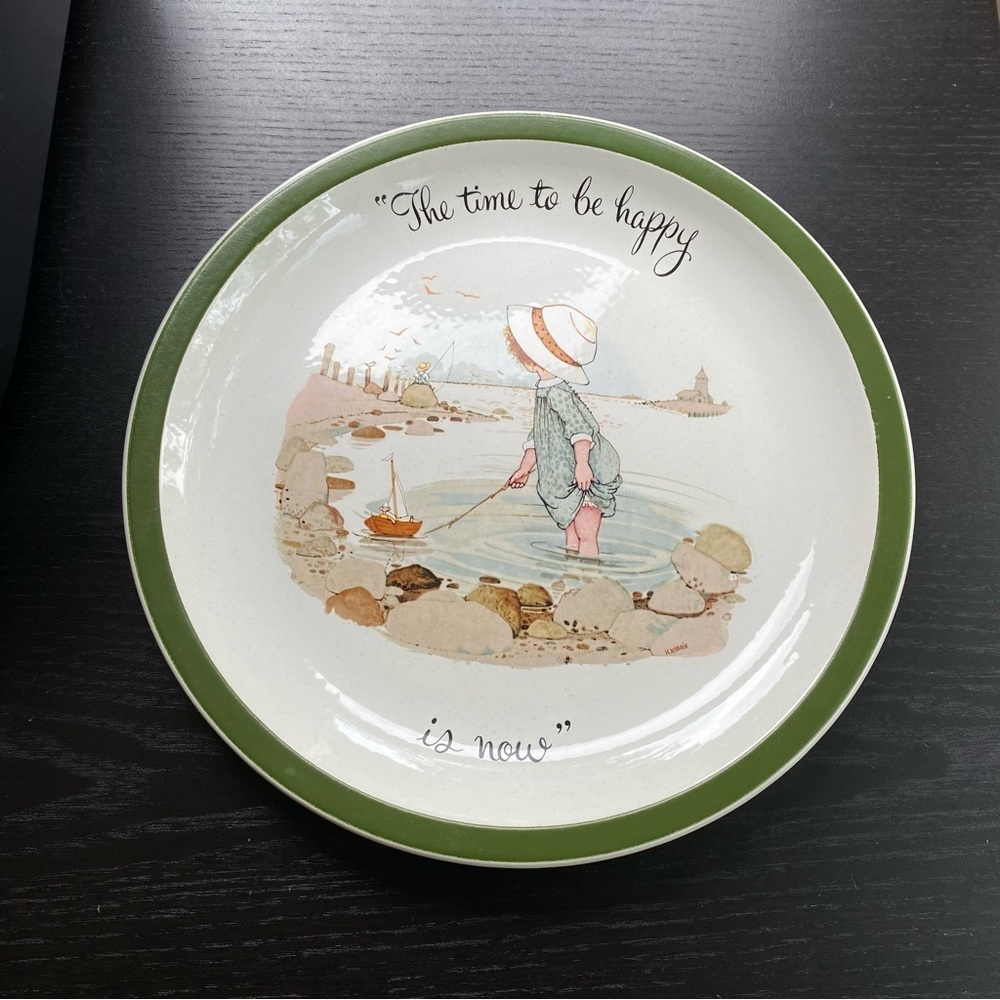 Holly Hobbie Collector Plate Vintage